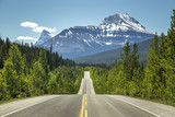 Fototapeta Góry - Canada mountains Highway