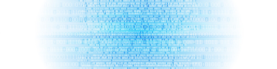 Technology background. Binary computer code.  Vector illustration.
