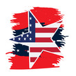 © lar01joka - Isolated empty american emblem