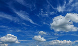 Fototapeta Na sufit - The vast blue aerial sky and clouds sky sunny day