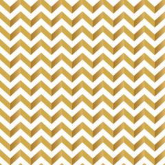 Wall Mural - popular abstract zig zag gold chevron stack grunge pattern background