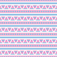 Wall Mural - Vector seamless abstract tribal pattern. 