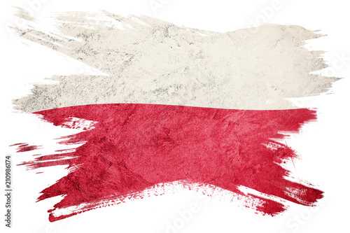Dekoracja na wymiar  polska-flaga-grunge-polska-flaga-z-grunge-tekstur-pociagniecie-pedzla
