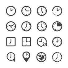 Clock Icon Set