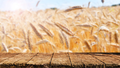 Wall Mural - Empty table background