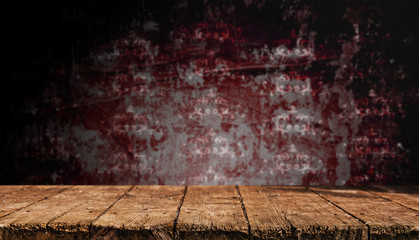 Wall Mural - Empty table background