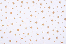 Abstract Pattern With Bright Stars On White Background