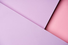Abstract Background With Paper Sheets In Purple And Pink Tones