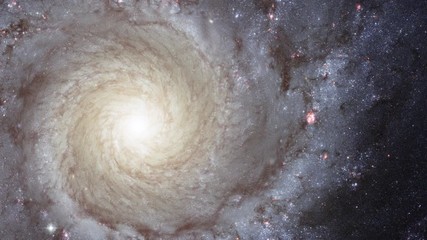 Wall Mural - 4k nasa cinemagraph collection - messier 74 grand design spiral galaxy. seamless loop.