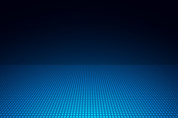 Wall Mural - abstract blue dots background with copy space