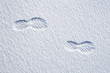 neige matière pas empreinte chaussure marcher marcheur randonneur randonnée trek aventure nord nordique froid