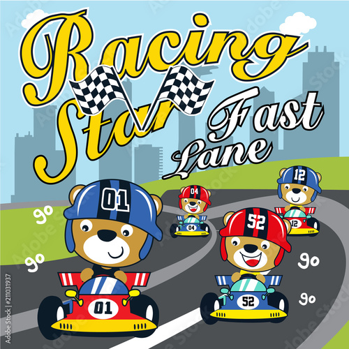 Fotografía racing car formula vector cartoon