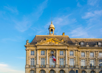 Wall Mural - View of Place de la Bourse in Bordeaux, France