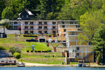 Wall Mural - Motel on the Lake