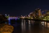 Fototapeta  - Bow River after Dark 