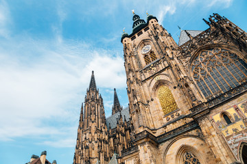 Wall Mural - St. Vitus Cathedral at Prague Castle in Czech Republic