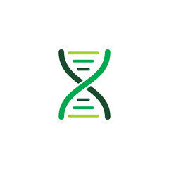 Wall Mural - Dna Science Logo Icon Design