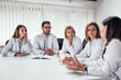 © bnenin - Medical professional during the meeting in the conference room.