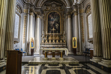 Interior Of San Gregorio Al Celio In Rome, Italy