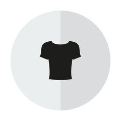 Canvas Print - vector icon t-shirt