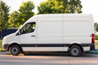 © spritnyuk - Parked white cargo transport for business