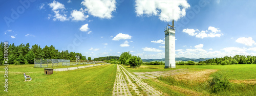 Fotomural Point Alpha, innerdeutsche Grenze zwischen Hessen und Thüringen bei Geisa und Ra