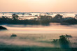 © Ralfik D - Natural Park of Biebrza Valley - sunrise in foggy morning over medow and pool
