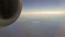Crater Lake Past Airplane Engine