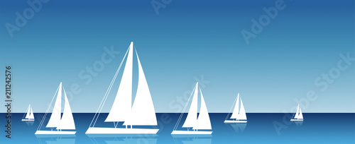 Cuadros en Lienzo barca a vela, mare, vacanze, viaggi,