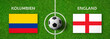 Fußball - Kolumbien gegen England