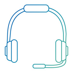 Poster - headset device isolated icon