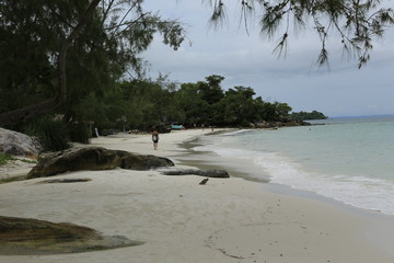 Canvas Print - Paysage tropical de l'île de Koh Rong au Cambodge