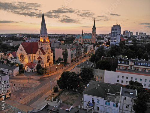 Łódź, Polska- widok na centrum. © Tomasz Warszewski