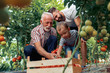 © ivanko80 - Grandfather,son and grandson working in greenhouse