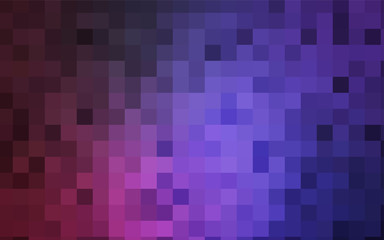Poster - dark purple, pink vector polygon abstract background. polygonal geometric rectangle.