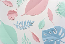 Image Of Paper Tropical Leaves