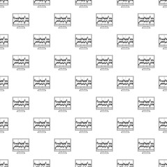 Poster - Equalizer monitor icon. Outline illustration of equalizer monitor vector icon for web design