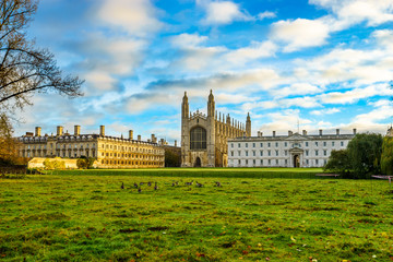 Sticker - King's chapel in Cambridge