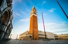 A View Of The Campanile At St Mark's Square In Venice | Italy 