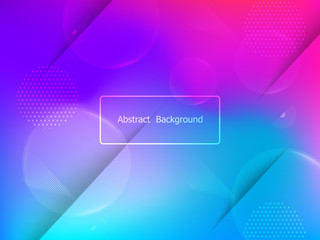 Canvas Print - minimal geometric background. dynamic shapes composition. vector illustration