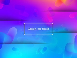 Canvas Print - modern geometric background. gradient shapes composition.vector illustrations