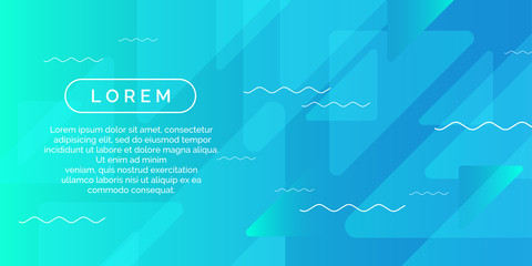 Poster - Abstract geometric background with triangles in minimalistic style.