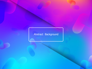 Canvas Print - modern geometric background. gradient shapes composition.vector illustrations