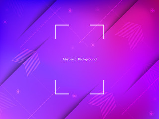 Canvas Print - minimal geometric background. dynamic shapes composition. vector illustration