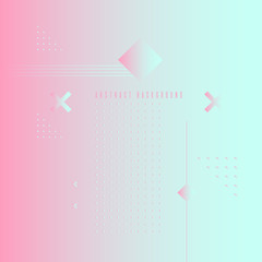 Poster - Abstract geometric background with triangles in a flat, minimalistic style.