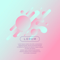 Poster - Abstract geometric background with triangles in a flat, minimalistic style.