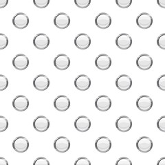 Poster - Button click pattern seamless repeat in cartoon style vector illustration