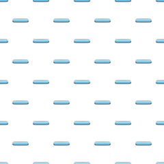 Poster - Light blue rectangular button pattern seamless repeat in cartoon style vector illustration