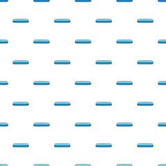 Poster - Sky blue rectangular button pattern seamless repeat in cartoon style vector illustration