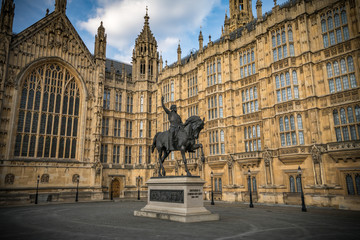 Palace of Westminster - close view. London.UK